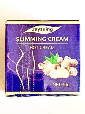 Jaysuing Slimming Cream Hot Body Cream Ginger Firming 30g Spa Cellulite Sealed